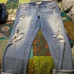 Torrid Boyfriend Cropped Jeans